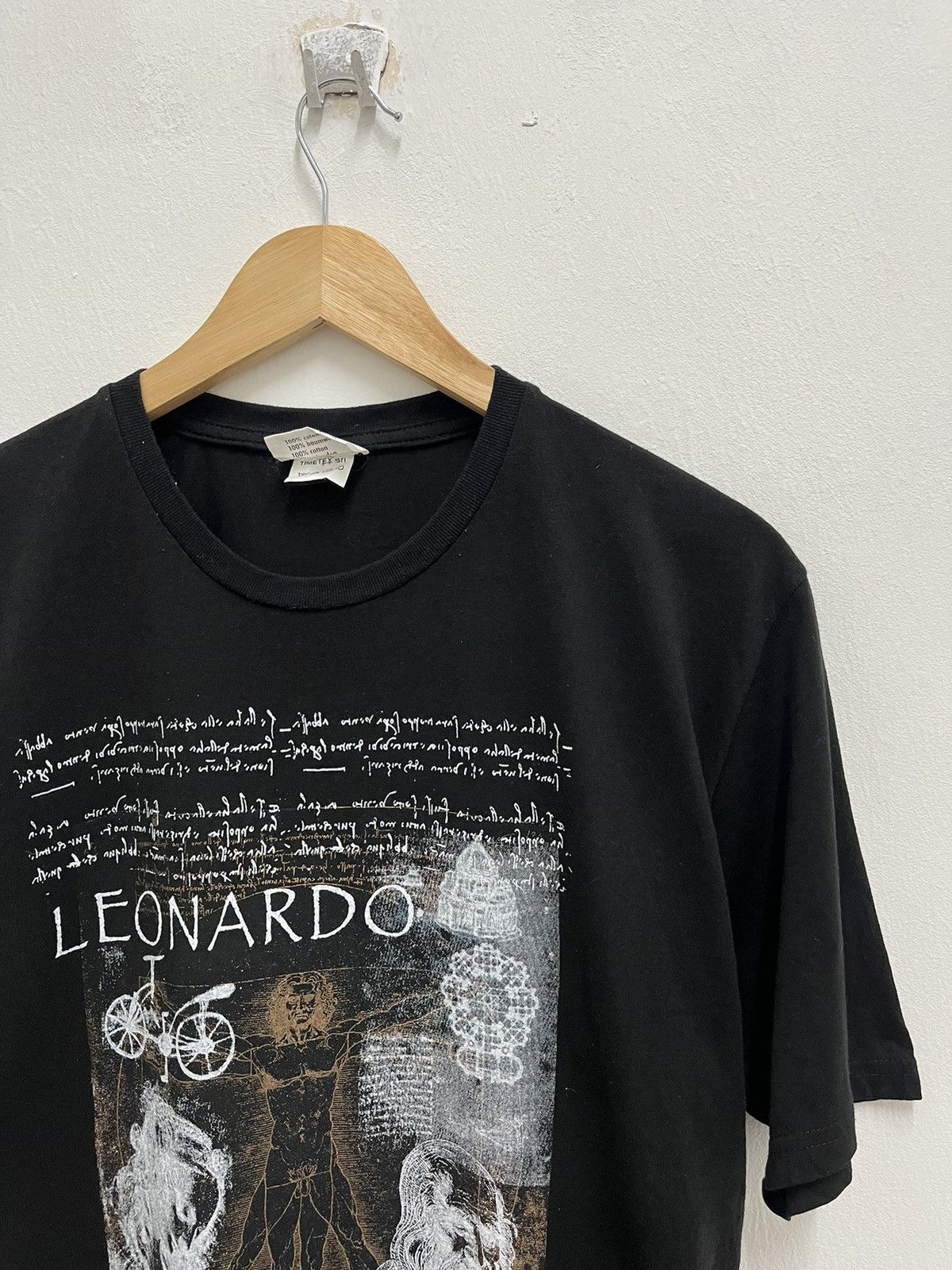 Vintage Leonardo Da Vinci Anatomy Art Vintage T-Shirt Italia Size US M / EU 48-50 / 2 - 2 Thumbnail
