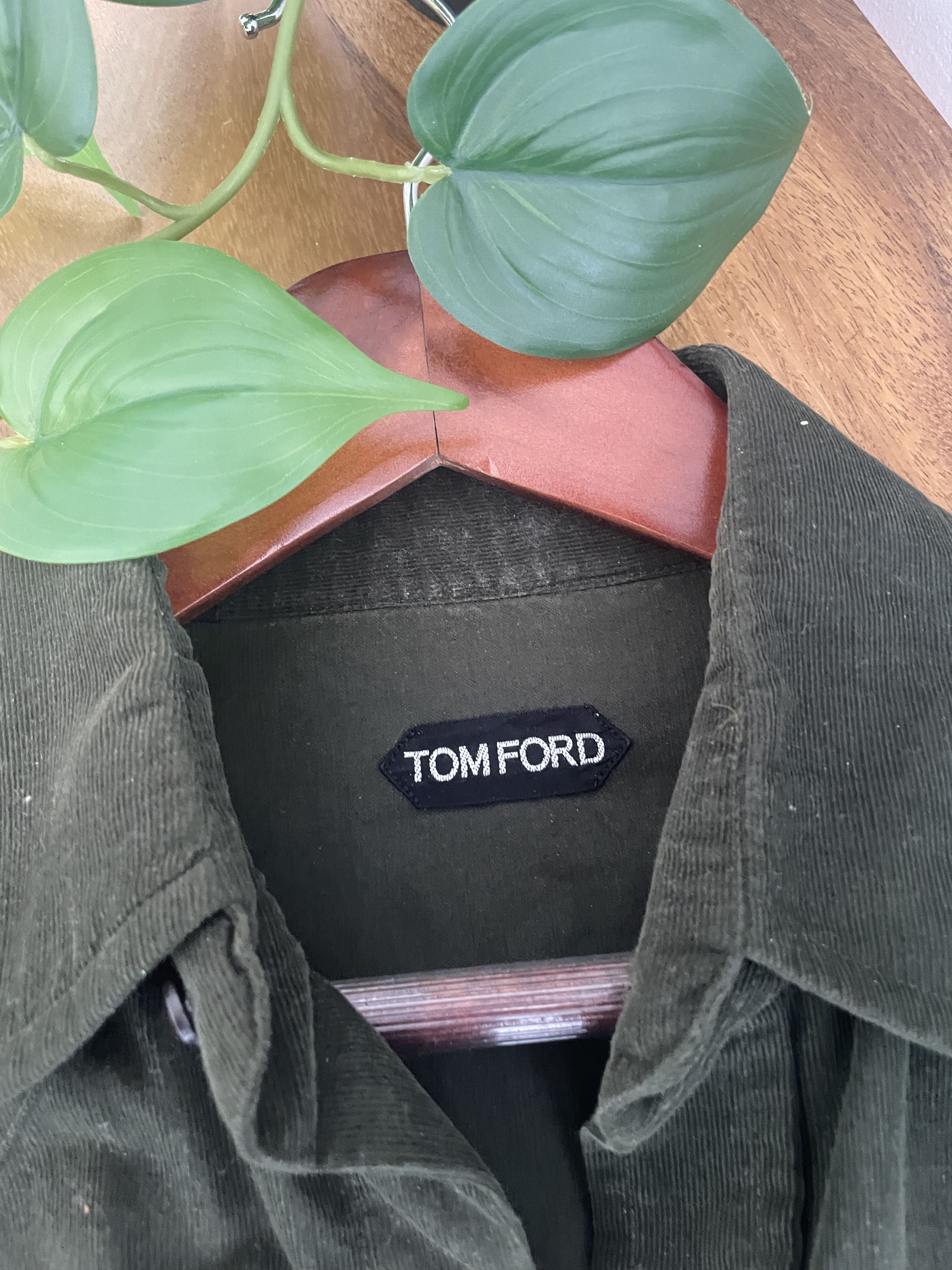 Tom Ford Tom Ford Velour Western shirt Forest Green size medium Size M / US 6-8 / IT 42-44 - 8 Thumbnail