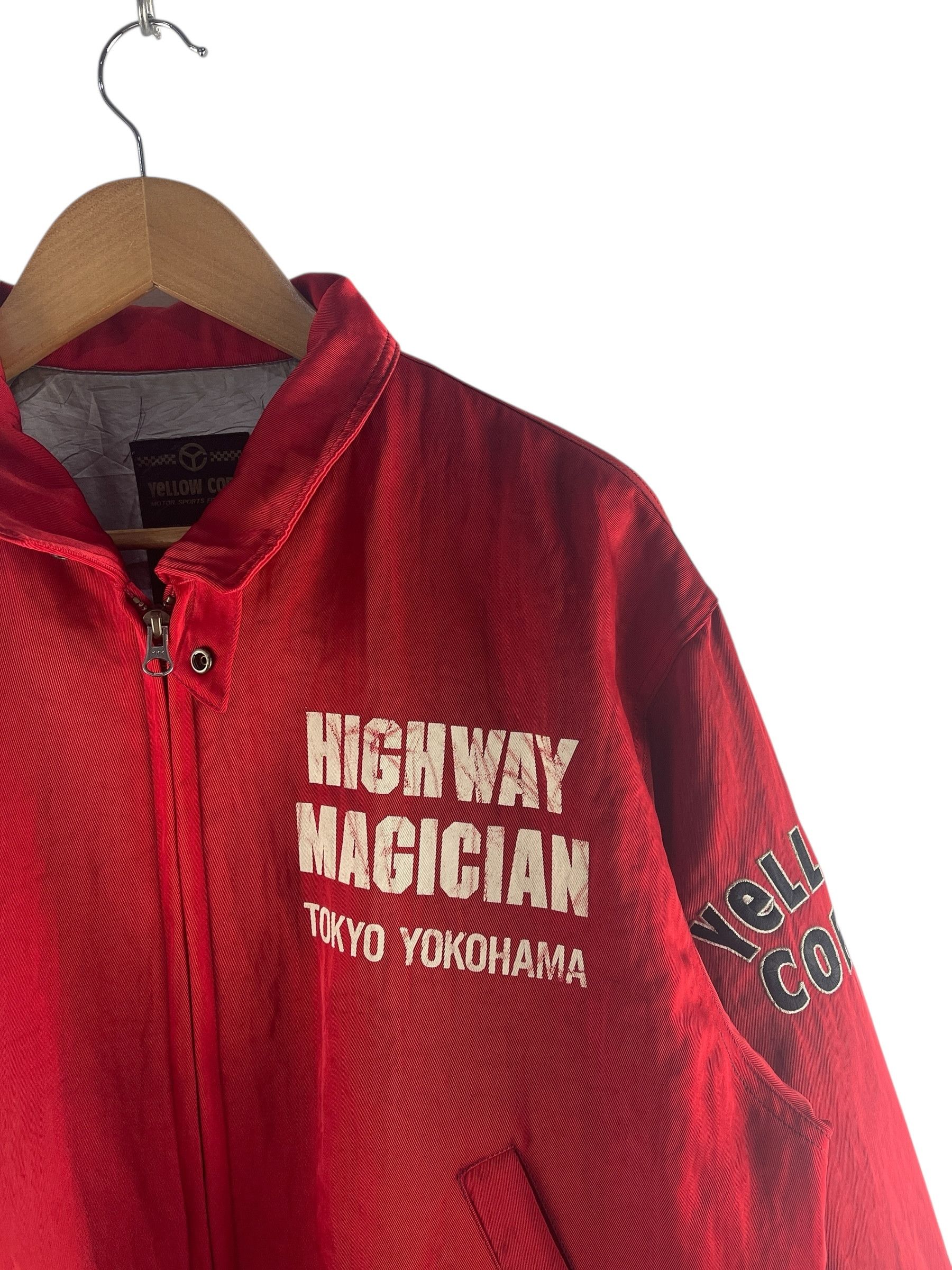 YELLOW CORN Vintage Yellow Corn Highway Magician Racing Jacket Red Size US L / EU 52-54 / 3 - 7 Thumbnail