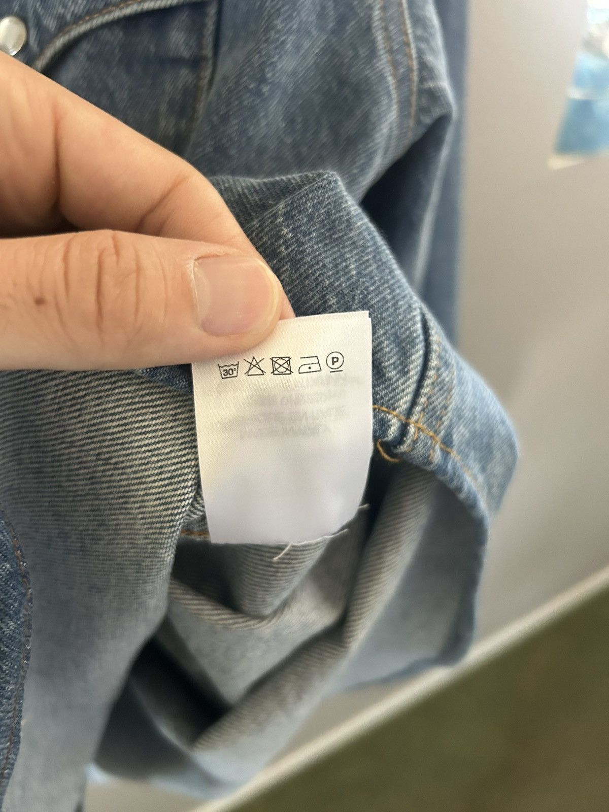 VTMNTS VTMNTS Western Denim Shirt Size US L / EU 52-54 / 3 - 10 Thumbnail