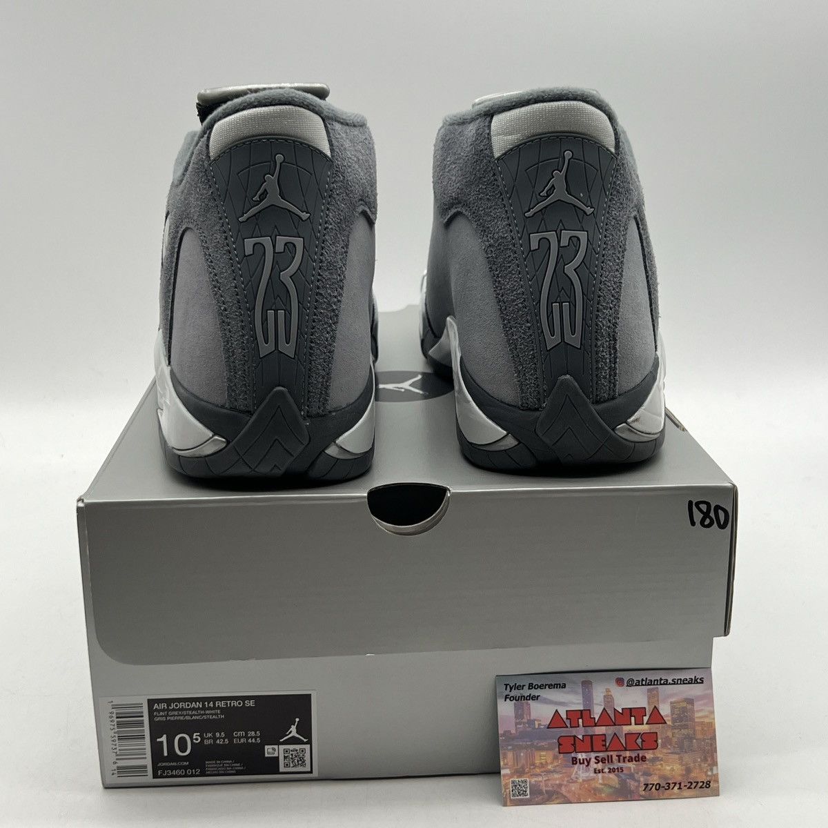 Jordan Brand Air Jordan 14 flint grey Size US 10.5 / EU 43-44 - 3 Thumbnail