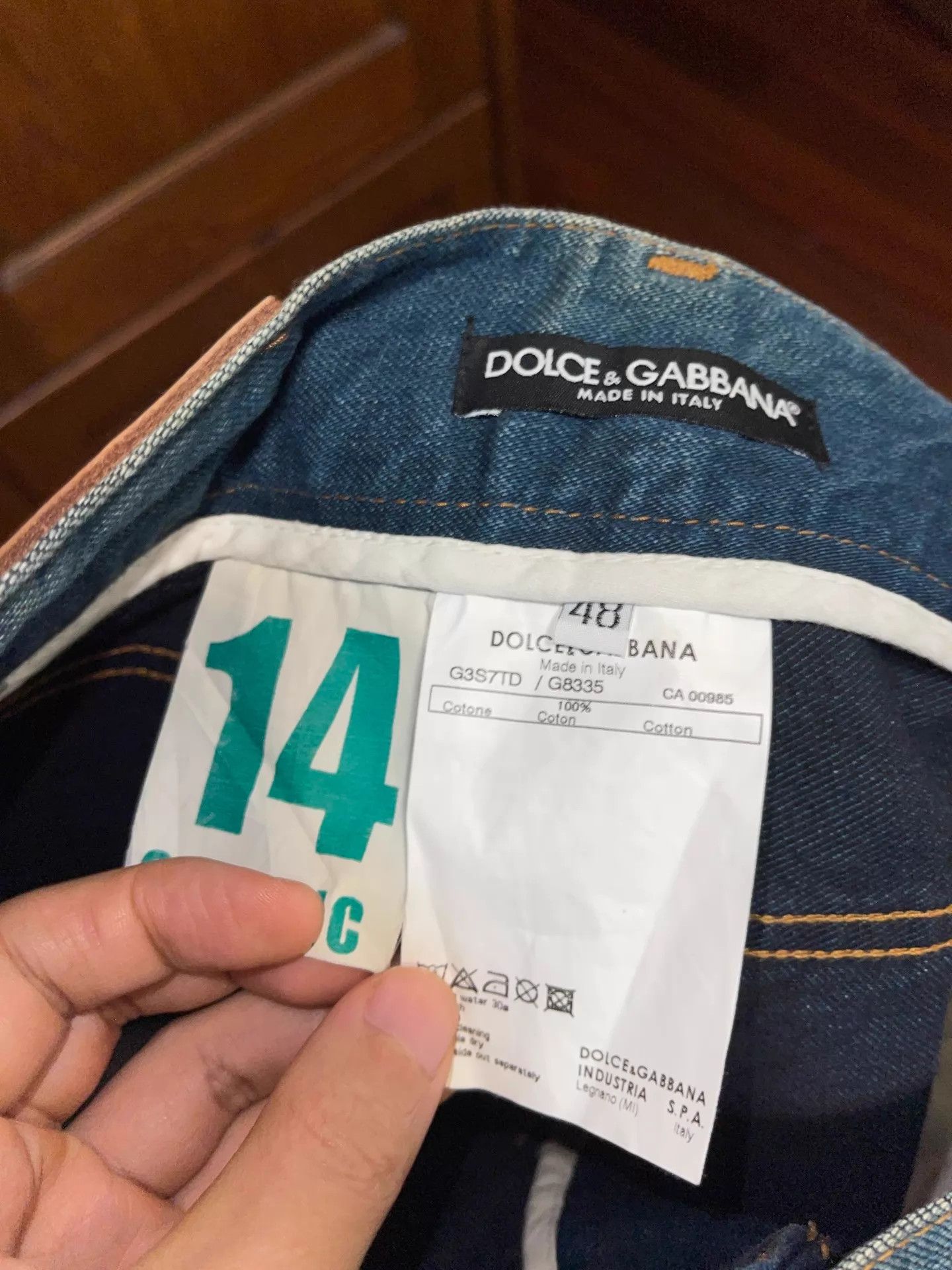 Dolce & Gabbana Dolce&Gabbana men's straight jeans 48 IT white wash Size US 32 / EU 48 - 8 Thumbnail