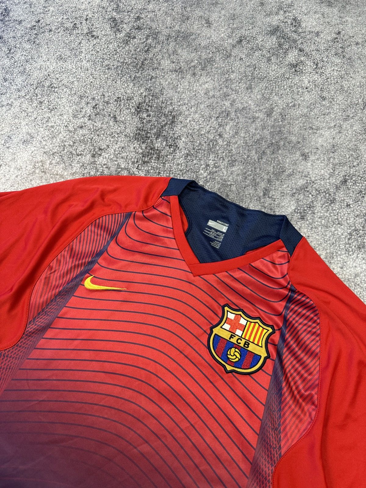 Nike × Vintage Y2K Vintage Nike F.C.Barcelona Soccer Jersey Blokecore Style Size US L / EU 52-54 / 3 - 2 Thumbnail