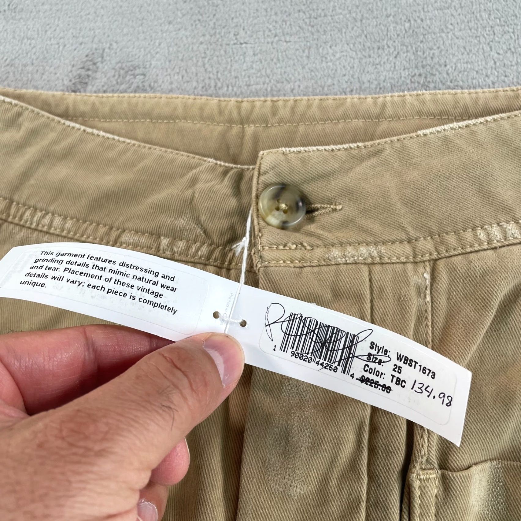 James Perse James Perse Crop Twill Pants Women 29 Tabac Stretch Cotton NWT Verified 25 Beig﻿e Size 42" / US 20 - 7 Thumbnail