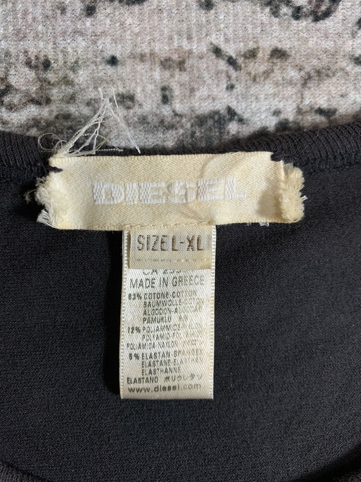 Designer Vintage diesel tee Size L / US 10 / IT 46 - 3 Thumbnail