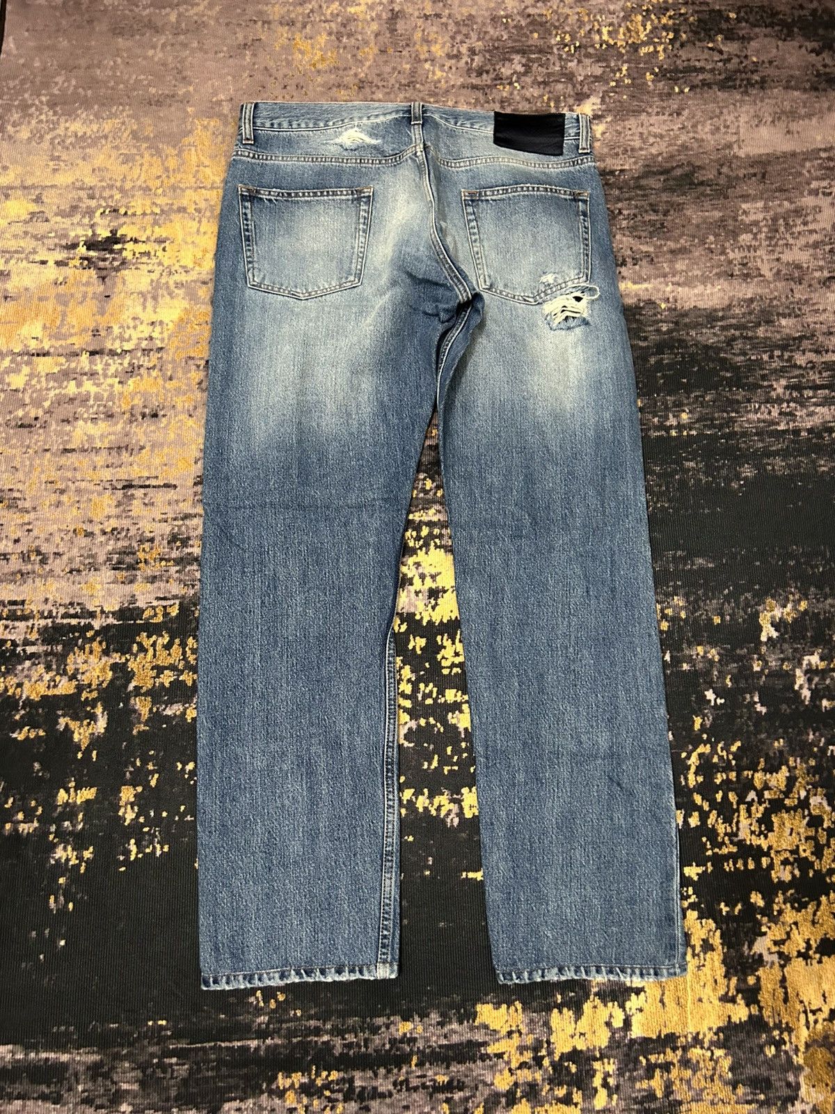 Alexander McQueen Alexander MQueen Style Destroyed Selvedge Jeans Size US 34 / EU 50 - 6 Thumbnail