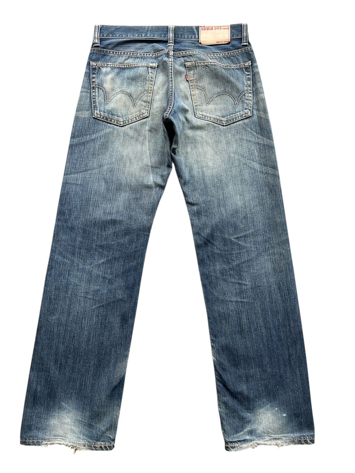 Edwin Vintage Edwin Distressed Denim Jeans 33x31 Size 33" - 3 Thumbnail