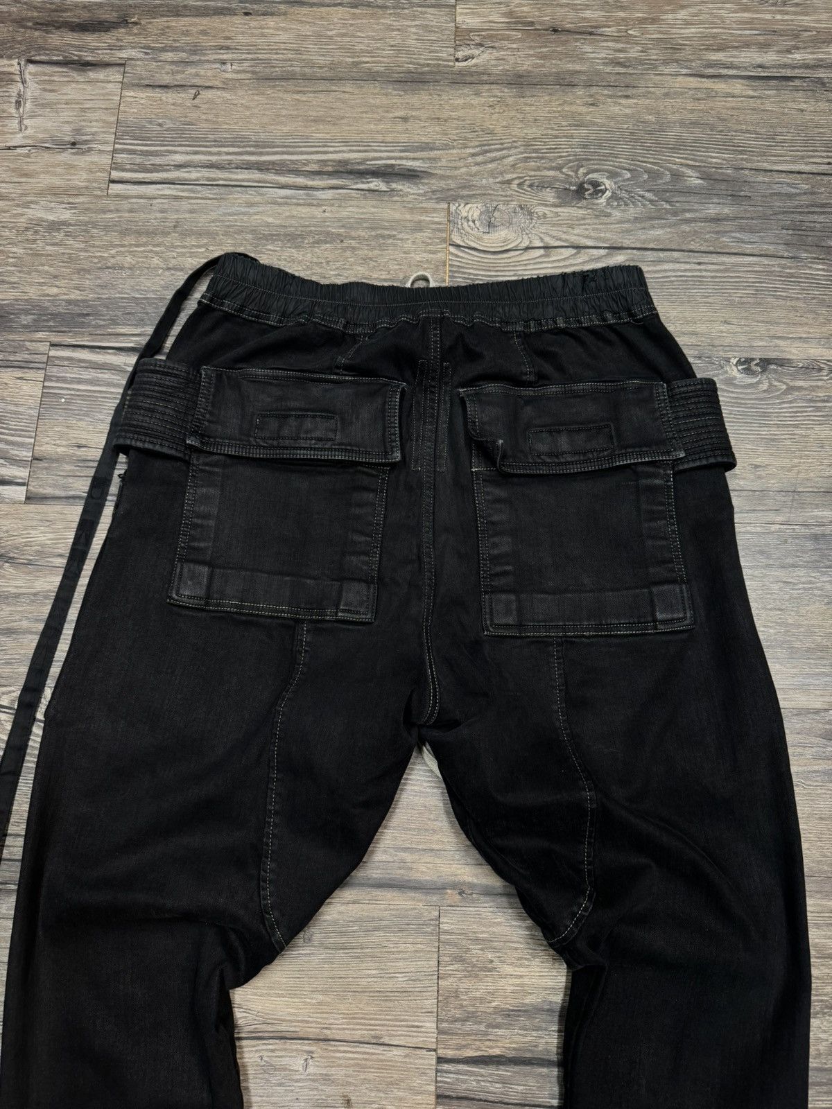 Rick Owens Drkshdw Rick Owens Waxed DRKSHDW Creatch Pants Size US 32 / EU 48 - 8 Thumbnail