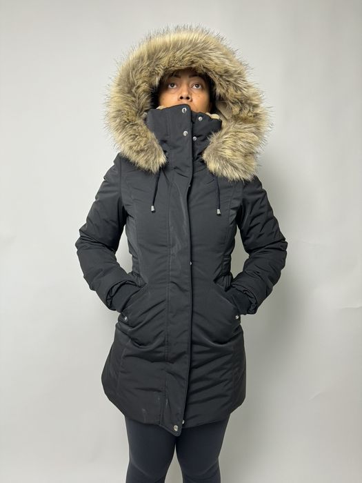 Zara fur 2025 lined parka