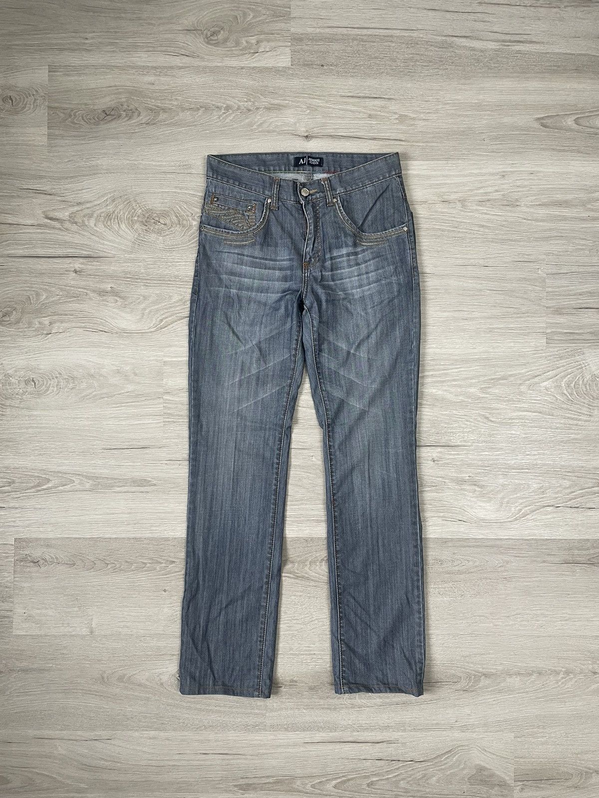 Armani × Japanese Brand × Vintage Vintage Men’s Armani Jeans Y2K Size US 29 - 2 Thumbnail