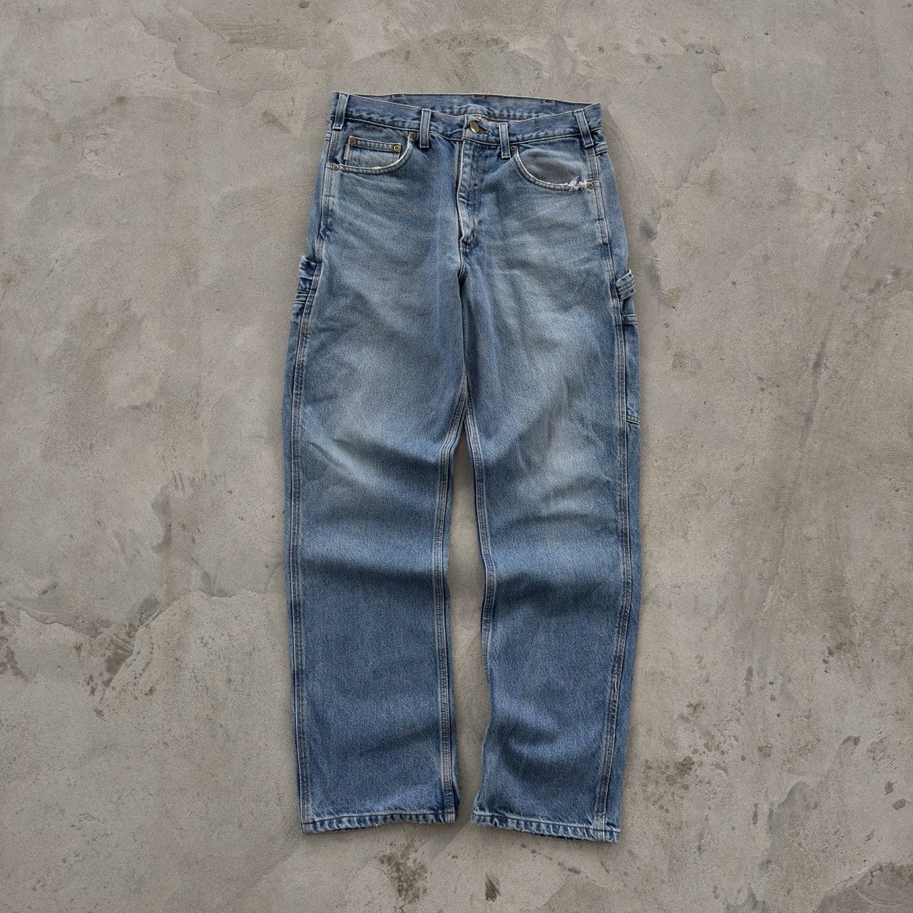 Carhartt Vintage Carhartt Carpenter Single Knee Denim Pants Size US 32 / EU 48 - 2 Thumbnail