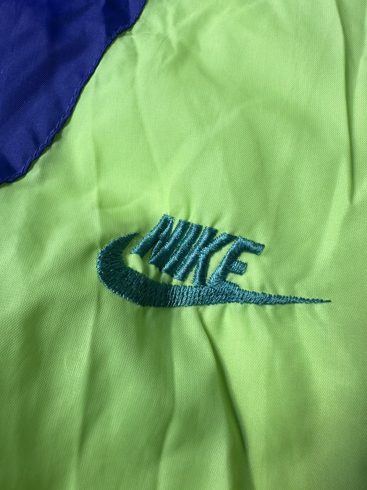 Nike × Nike ACG × Vintage 80s 90s Nike Vintage Nylon Windbreaker Big Logo Size US S / EU 44-46 / 1 - 3 Thumbnail