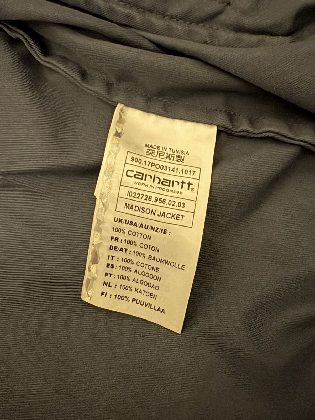 Carhartt Grey carhartt jacket Size US M / EU 48-50 / 2 - 8 Thumbnail