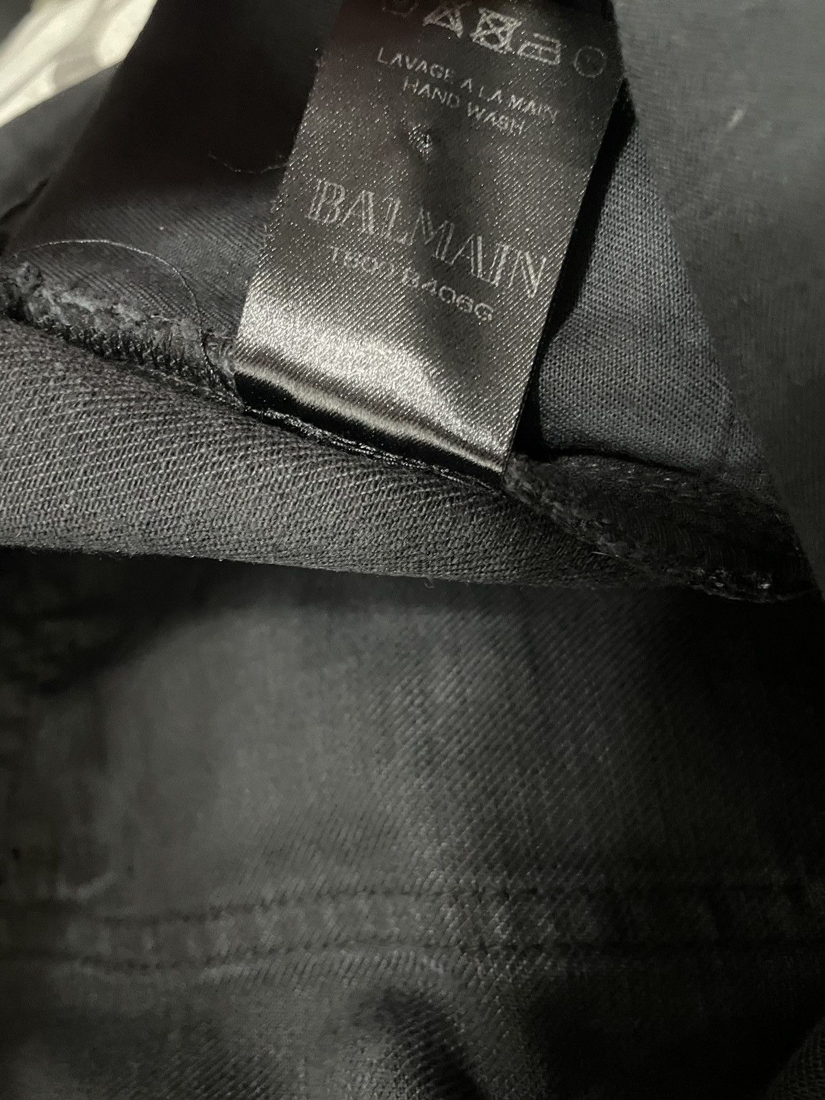Balmain Balmain FW13 Waxed Geometric Biker Jeans Size US 32 / EU 48 - 4 Thumbnail