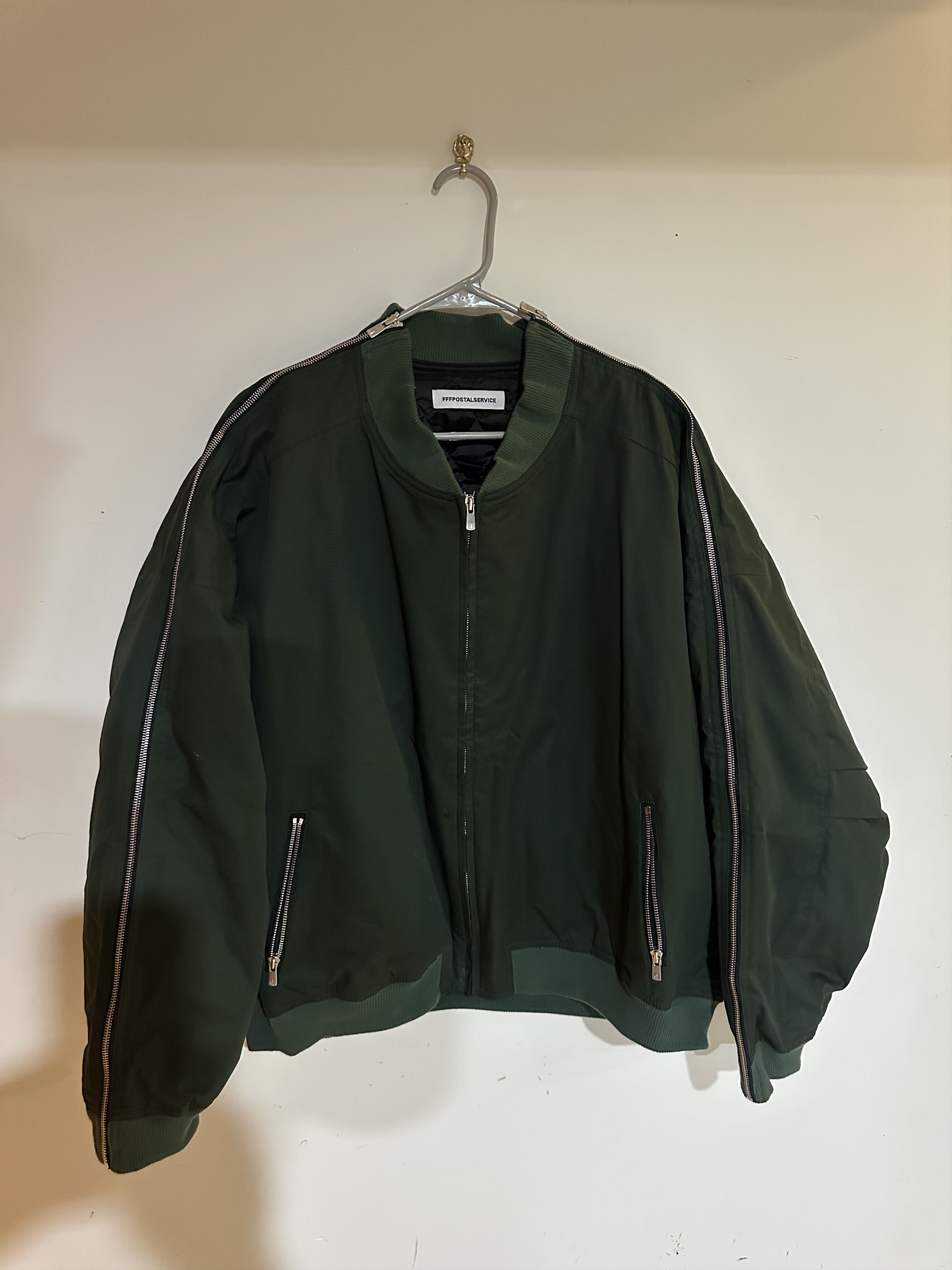 FFFPOSTALSERVICE Zip Ma-1 Bomber CV (Hunter Green) Size US XL / EU 56 / 4 - 1 Thumbnail