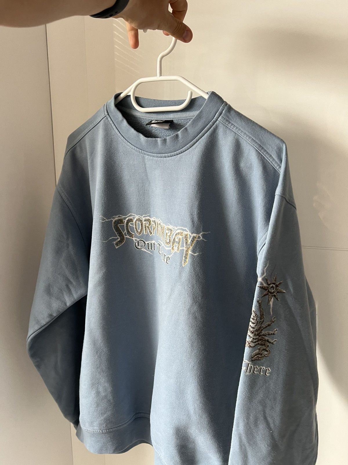 Vintage Vintage Y2K Scorpion Bay Overprint Blue American Sweatshirt Size US M / EU 48-50 / 2 - 2 Thumbnail