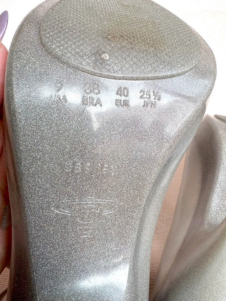 Vivienne Westwood Vivienne Westwood Silver glitter Mary Jane heels Size US 8.5 / IT 38.5 - 9 Thumbnail