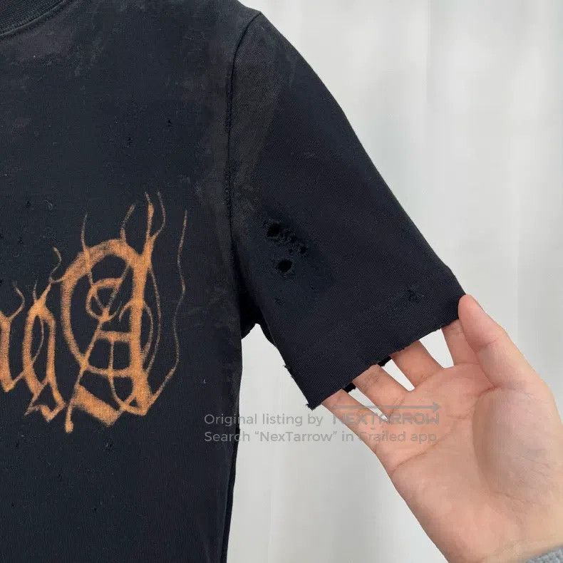 Balenciaga Balenciaga Mud-dyed Sanskrit letter printed short sleeves Size US M / EU 48-50 / 2 - 3 Thumbnail