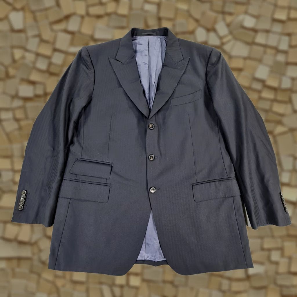 Suitsupply Suitsupply Mens Suit Jacket Dark Navy 50R Washington Wool Blazer Vitale Barberis Size 50R - 1 Thumbnail