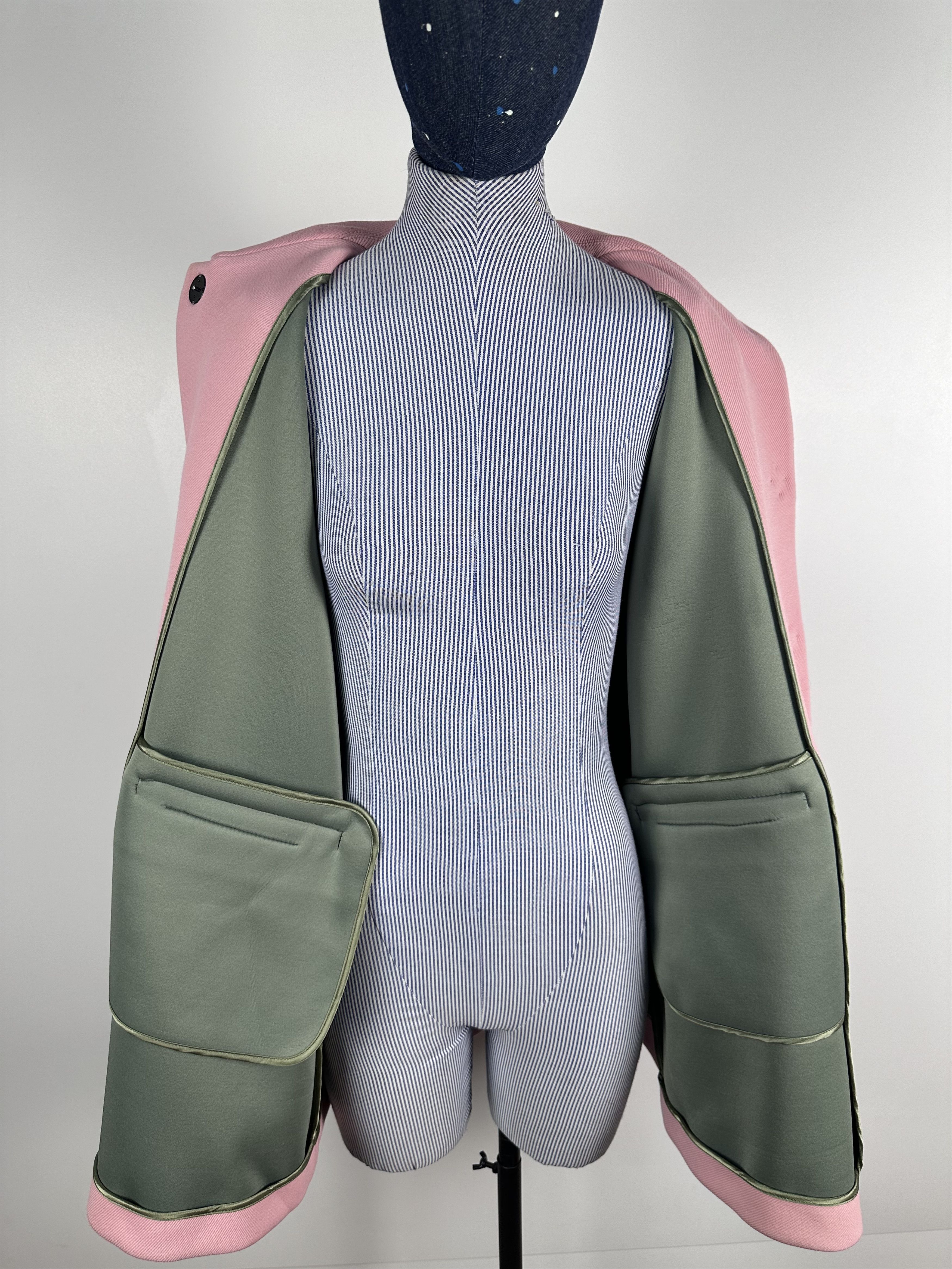 Emporio Armani × Grailed Emporio Armani Pink Coat Neopoen Jacket Womens Size 44 Size M / US 6-8 / IT 42-44 - 7 Thumbnail