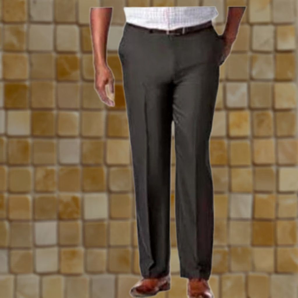 Haggar Haggar Cool 18 Pro Classic Straight Leg Dress Pants Charcoal 46 X 34 Mens Regular Gray Polyester Dress Pants Size US 30 / EU 46 - 1 Preview