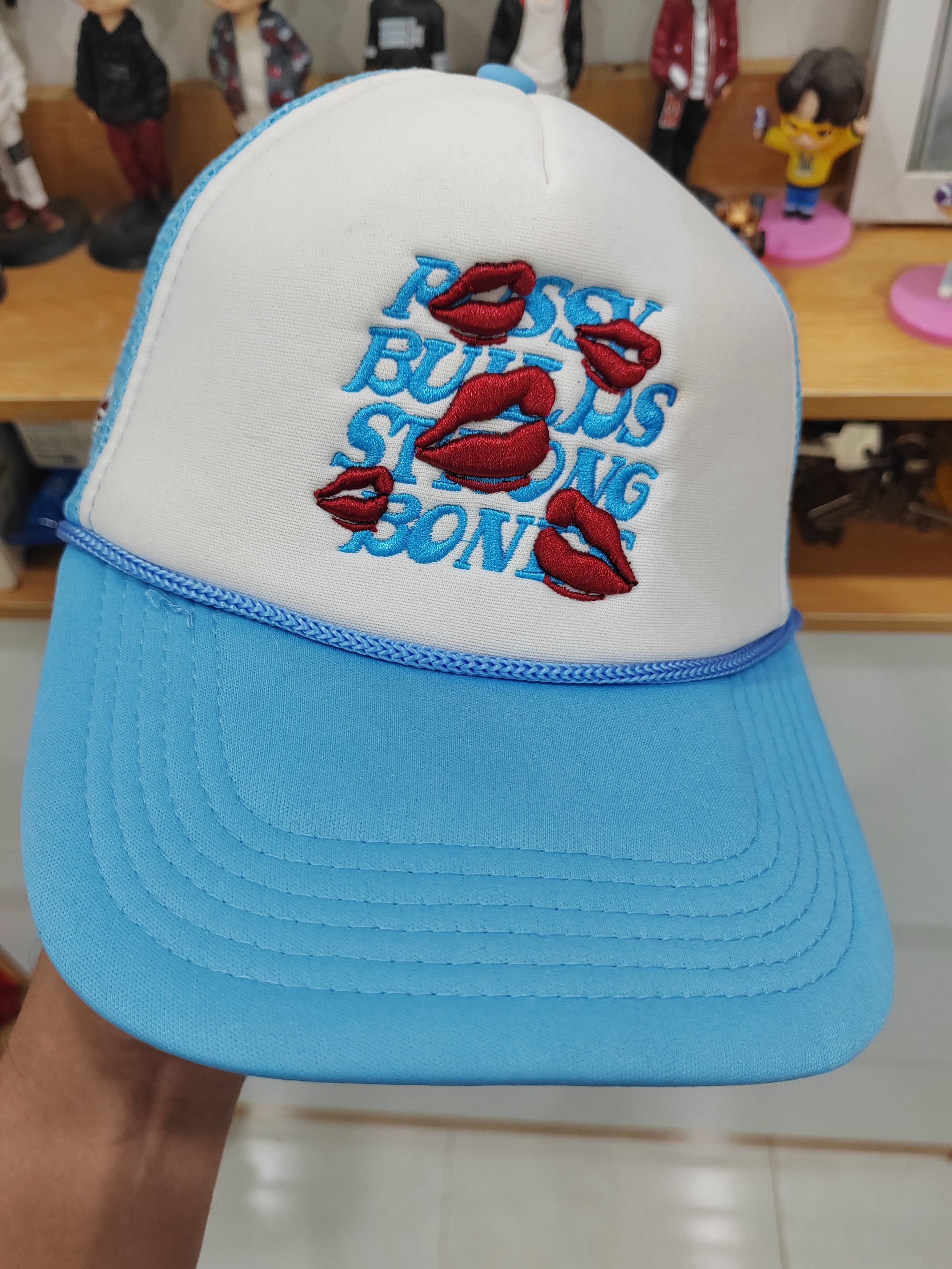 Japanese Brand Vintage Pus$y Build Strong Bones Trucker Hat Cap Size ONE SIZE - 3 Thumbnail