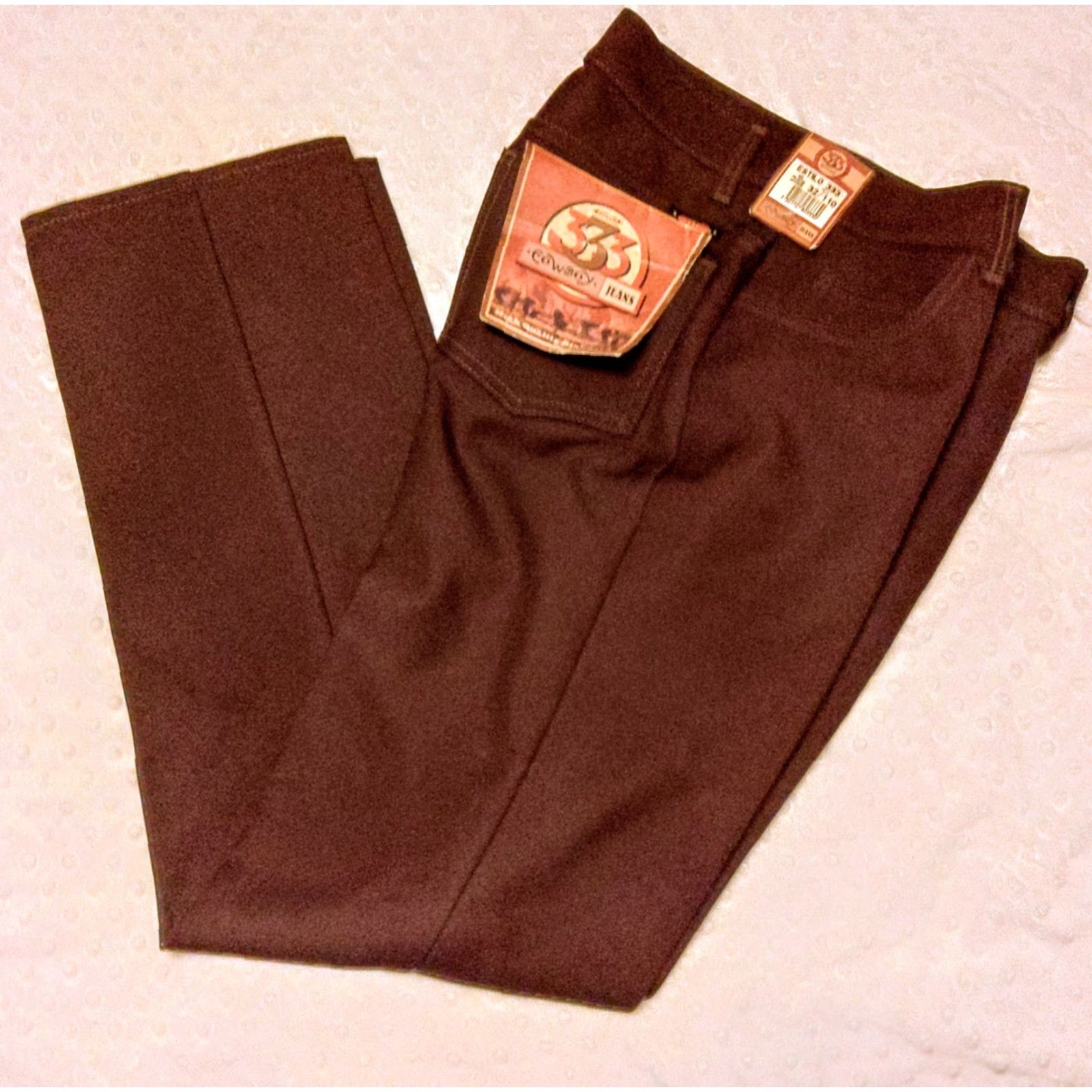 Vintage VINTAGE Escudo 333 Estilo Men's Brown Cowboy Jeans Shirt Category: Jeans? Size US 32 / EU 48 - 2 Thumbnail