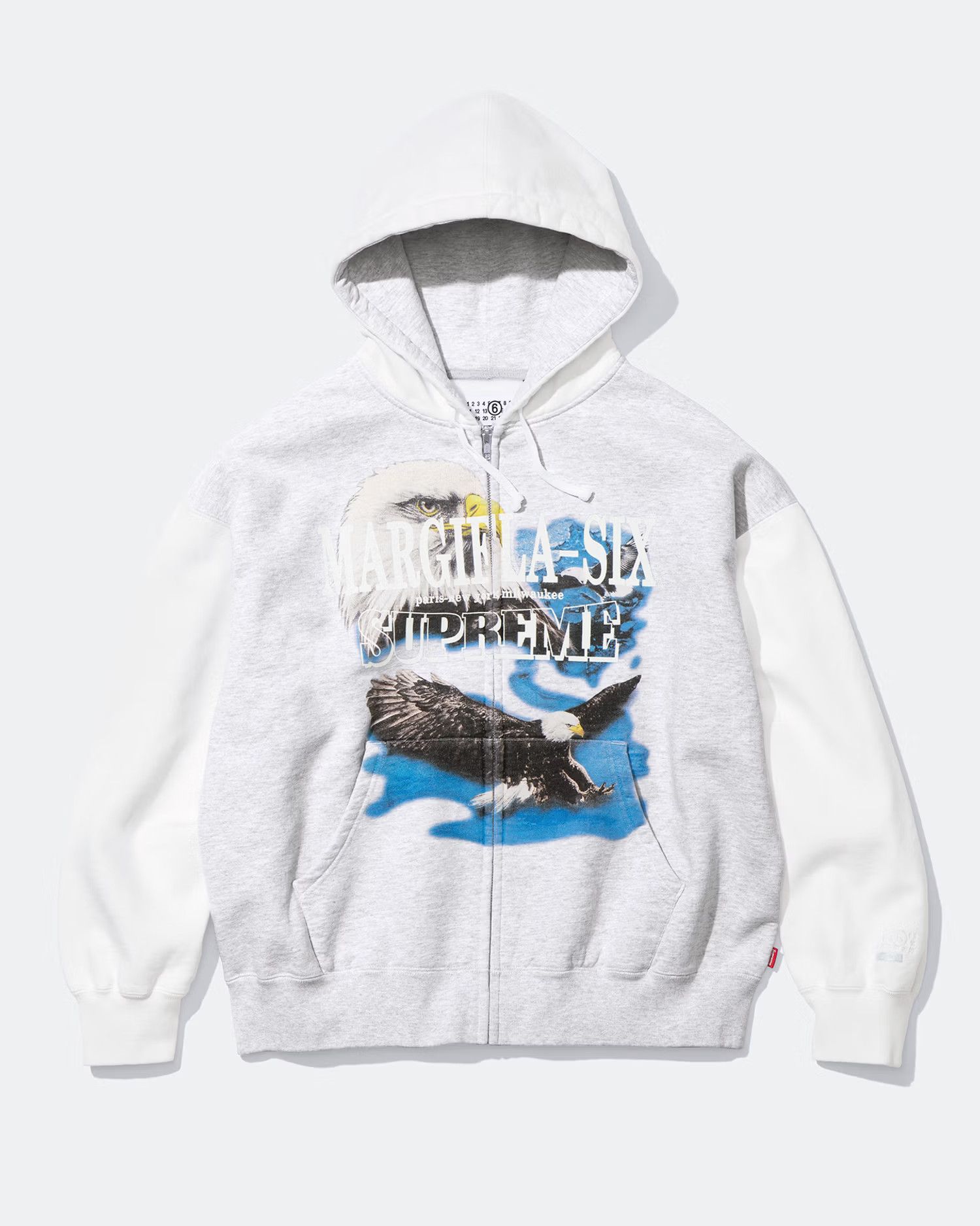 Maison Margiela × Supreme Supreme MM6 Maison Margiela Eagle Zip Up Hooded Sweatshirt Size US S / EU 44-46 / 1 - 1 Thumbnail