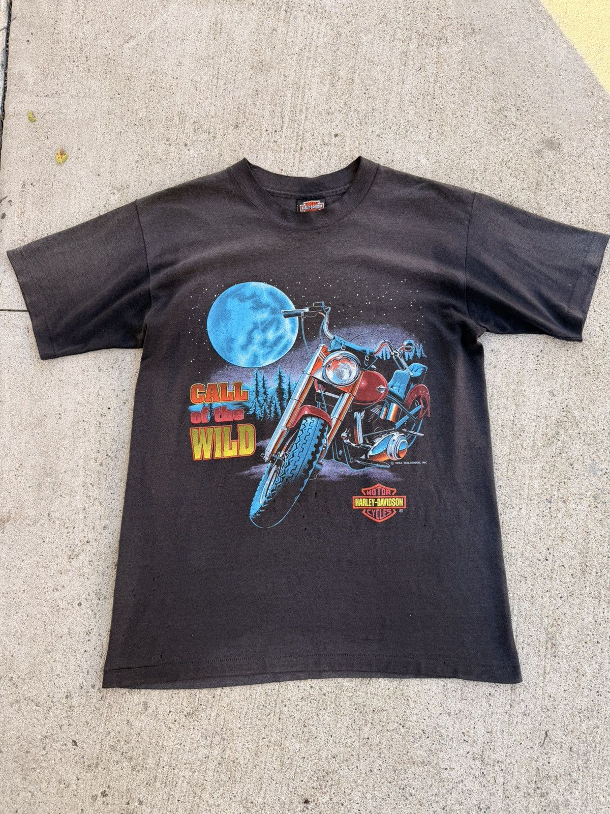 Harley Davidson Harley Davidson Early 90s “ Call of the wild “ Size US L / EU 52-54 / 3 - 1 Thumbnail