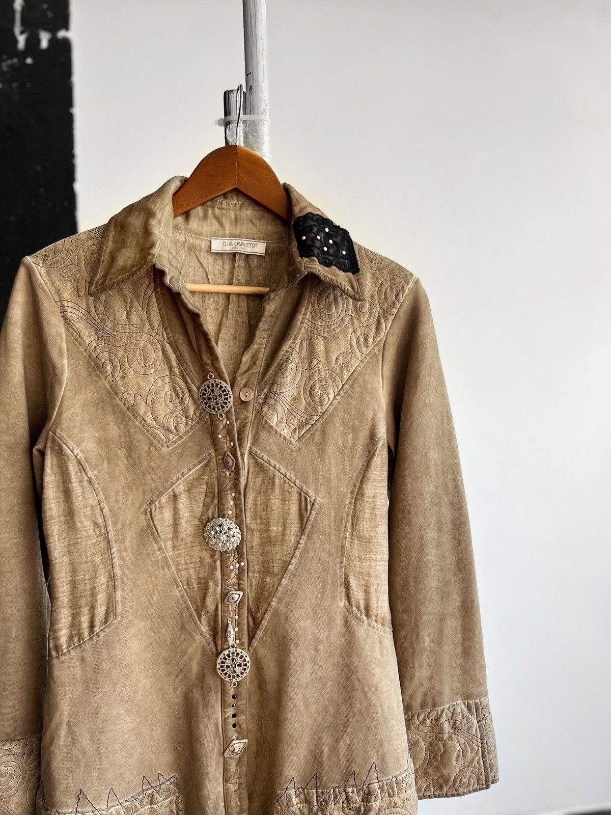 Elisa Cavaletti Elisa Cavaletti Club Sono Italiano Brown Long Sleeve Jacket Size M / US 6-8 / IT 42-44 - 2 Thumbnail