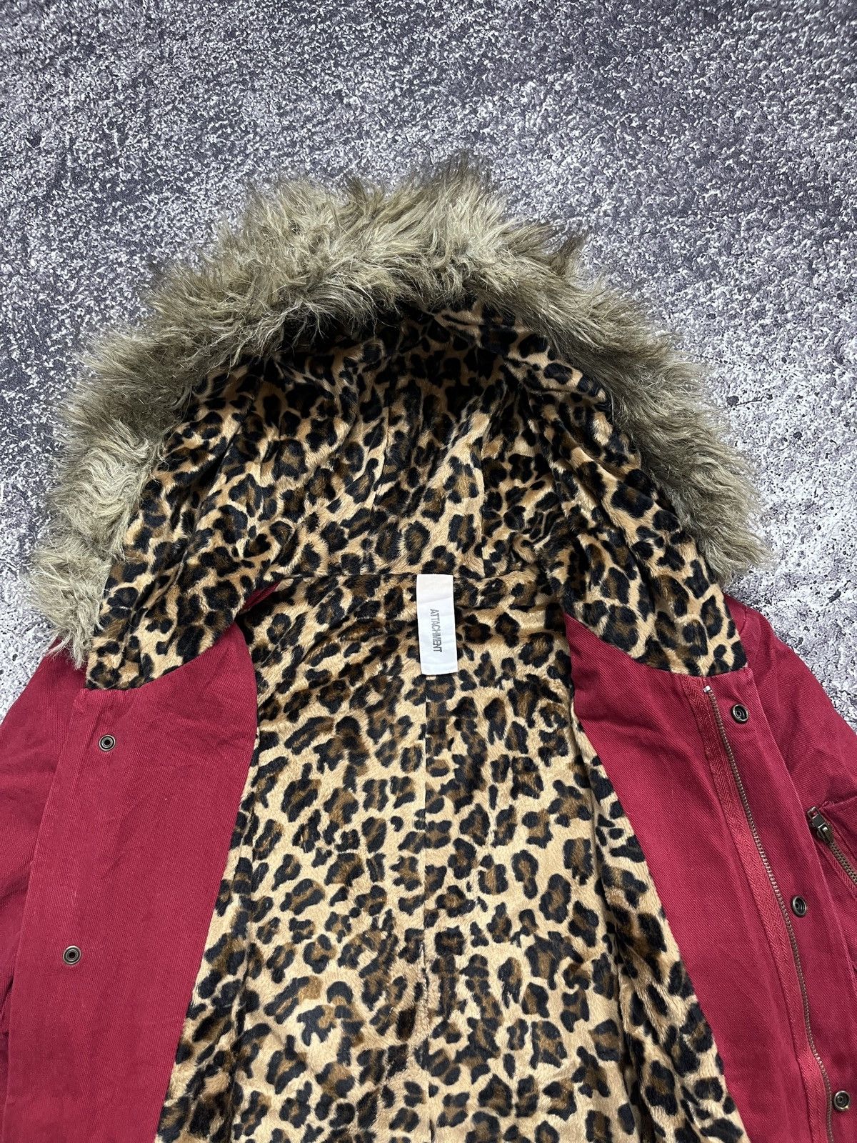 Kazuyuki Kumagai Attachment Attachment leopard parka fur jaket Size US L / EU 52-54 / 3 - 7 Thumbnail