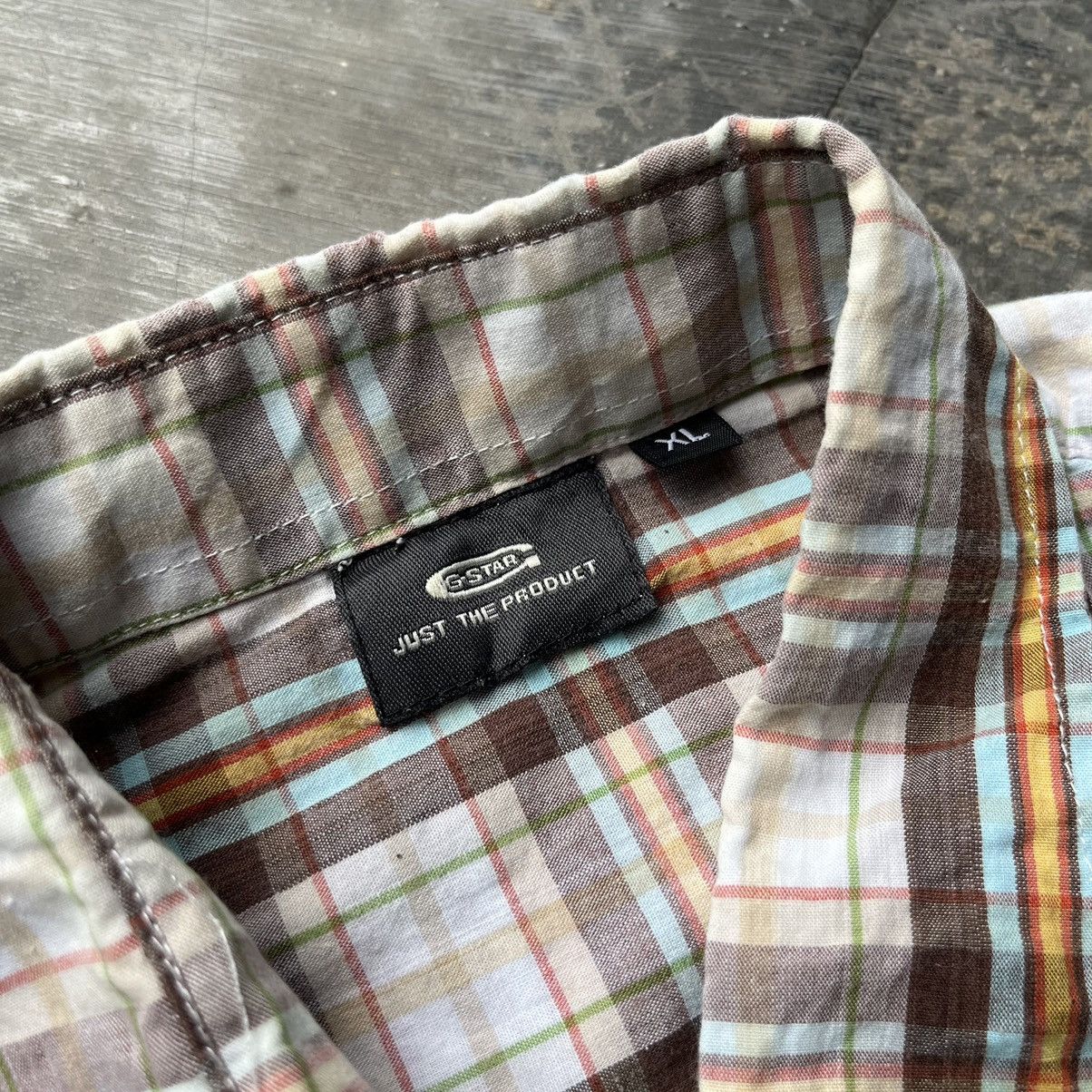 G-Star G star raw plaid luxor back stitch shirt Size US M / EU 48-50 / 2 - 5 Thumbnail