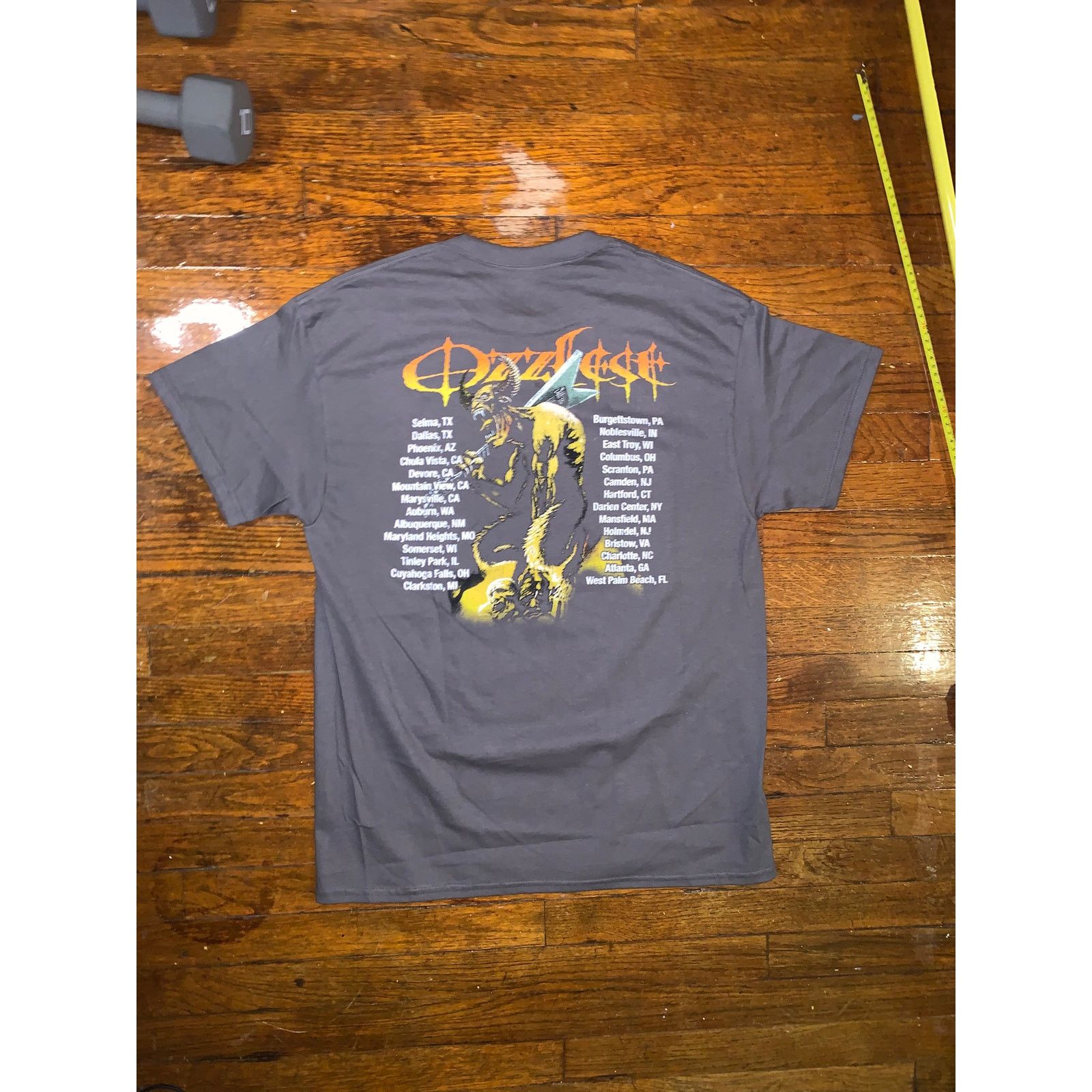 Band Tees Ozzfest 2003 Tour T Shirt Large Charcoal Reprint Metal Size US L / EU 52-54 / 3 - 4 Thumbnail