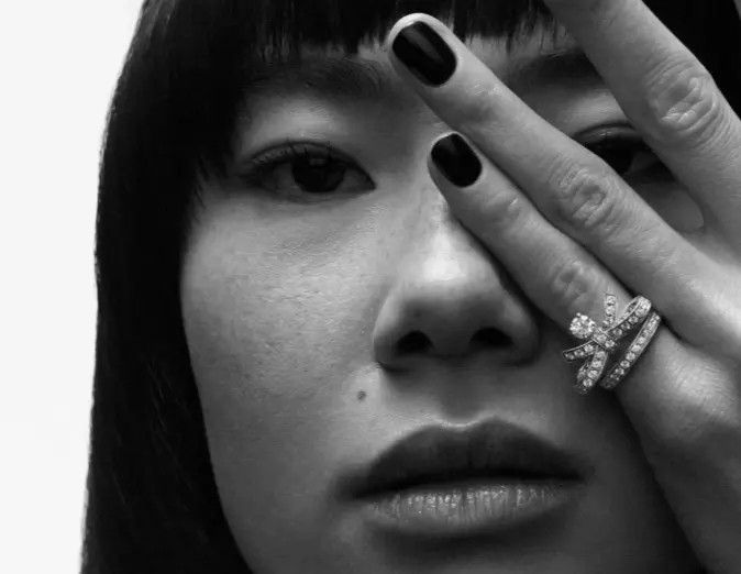 Chanel Chanel 18k Wht Gold 1.05 ct Diamond Ruban Ring, GIA, Sz 5.25 Size ONE SIZE - 14 Thumbnail