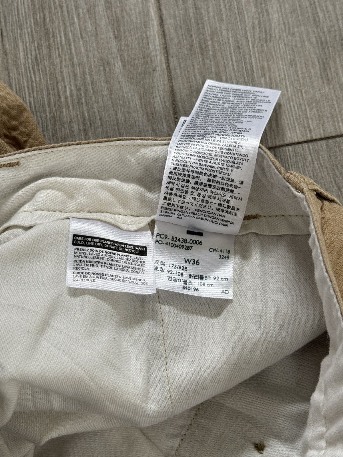 Levi's Levi's 502 Regular Taper Fit Harvest Gold Brown Shorts Sz 36 Size US 36 / EU 52 - 4 Thumbnail