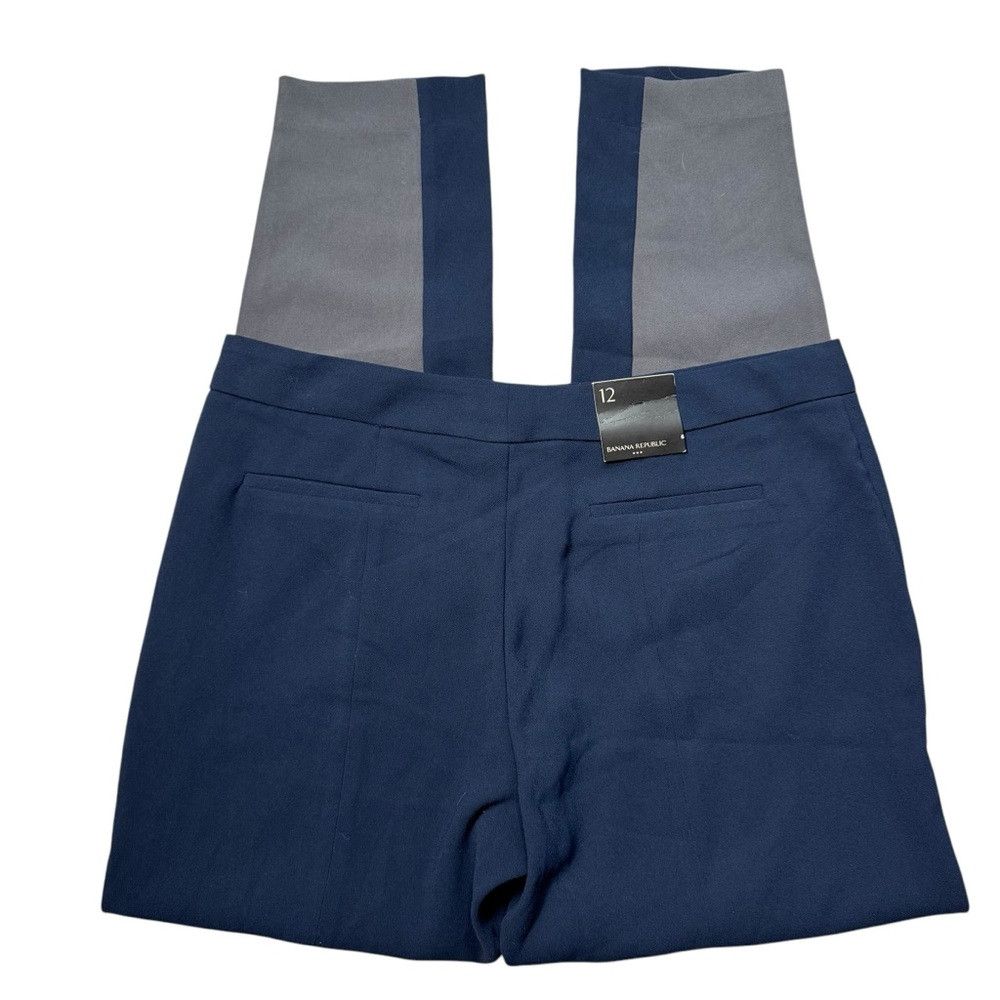 Banana Republic NWT New Banana Republic Colorblock Grey Front Blue Back Cre Size 34" / US 12 / IT 48 - 3 Thumbnail