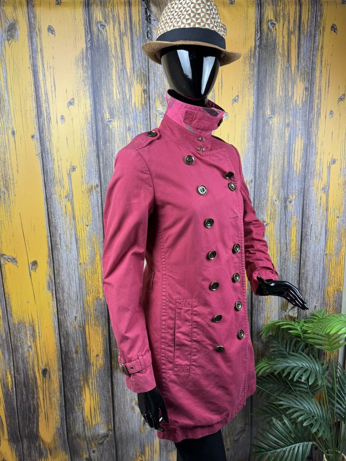 Burberry Burberry Brit Trench Vintage coat with checkered lining Size M / US 6-8 / IT 42-44 - 24 Thumbnail
