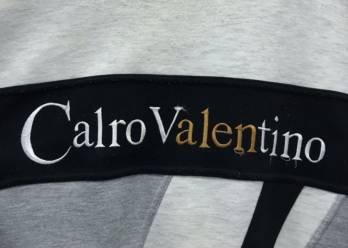 Vintage Vintage Calro Valentino Big Logo Sweatshirt Size US L / EU 52-54 / 3 - 3 Thumbnail