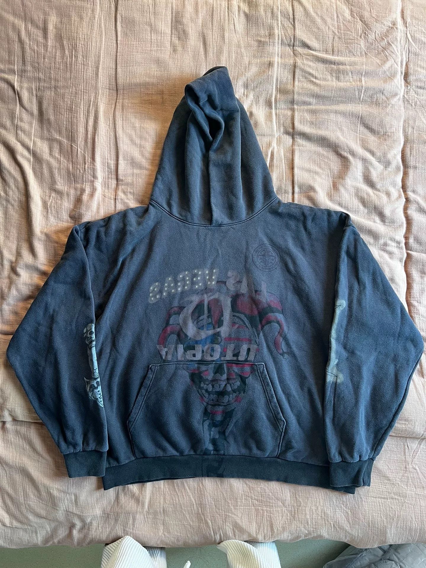 Travis Scott Travis Scott fw24 Skull Print Hoodie Size US XXL / EU 58 / 5 - 1 Thumbnail