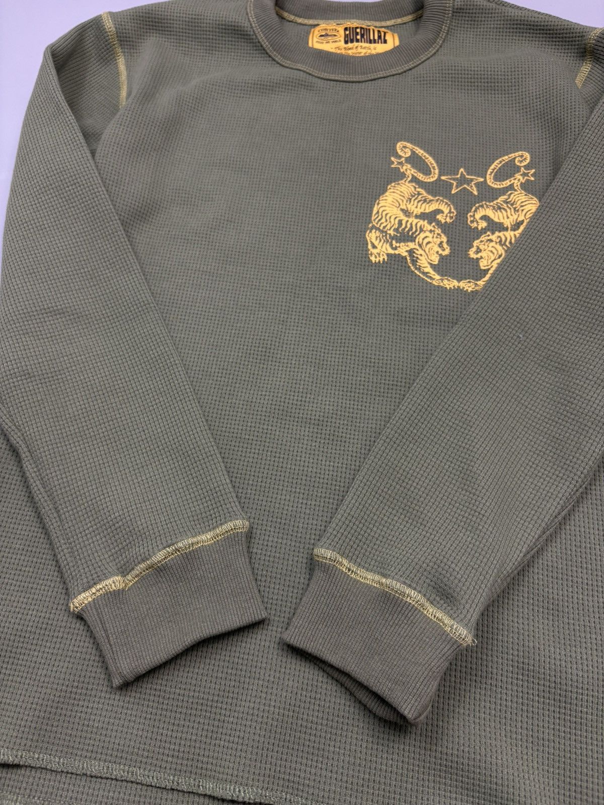 Corteiz Corteiz Tiger Contrast Waffle Longsleeve Size US M / EU 48-50 / 2 - 8 Thumbnail