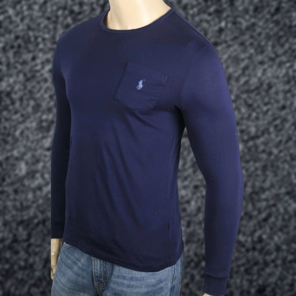 Polo Ralph Lauren Polo Ralph Lauren Navy Crew Neck Classic Long Sleeve Tee T-Shirt Pocket NWT Men’s S Blue Cotton Embroidered Pocket 90s? Size US S / EU 44-46 / 1 - 1 Preview