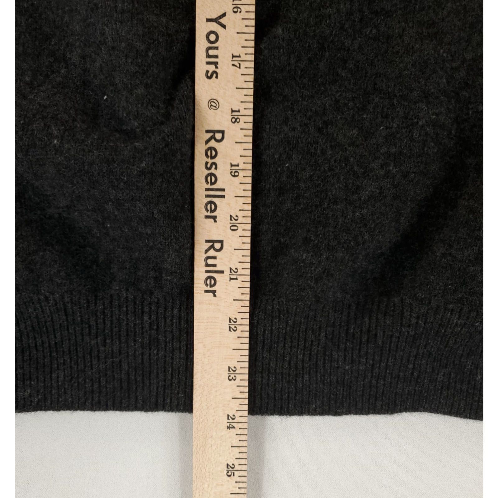 Polo Ralph Lauren Polo Ralph Lauren Sweater Polo 100% Lambs Wool Dark Gray Mens XXL Pullover Color Gray 2XL Hole at bottom Size US XXL / EU 58 / 5 - 7 Thumbnail