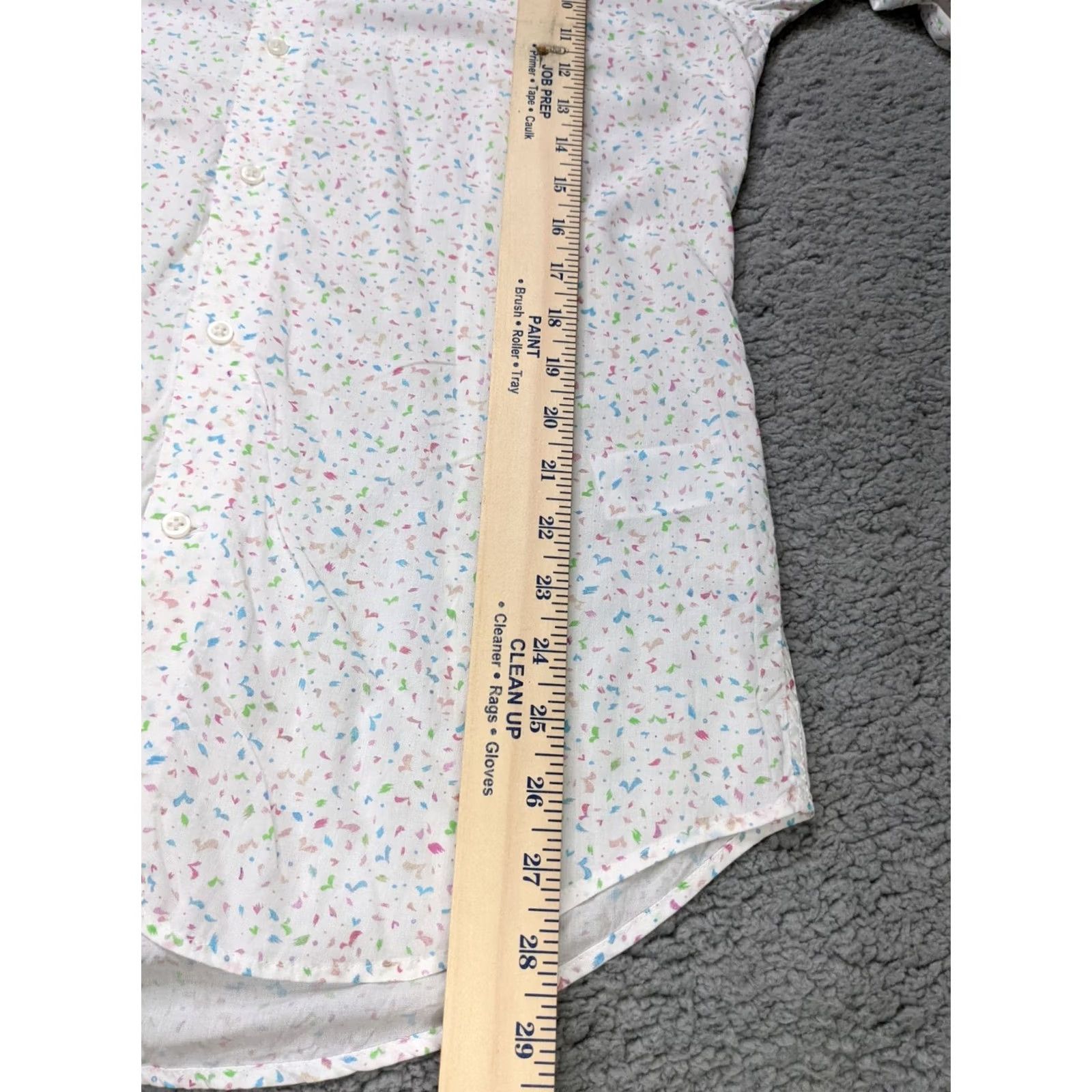 Reiss Reiss Shirt Women's Floral V-Neck Long Sleeve Button-Up Slim Fit M Multicolor Pattern Floral Slimming All Seasons etc Size M / US 6-8 / IT 42-44 - 6 Thumbnail