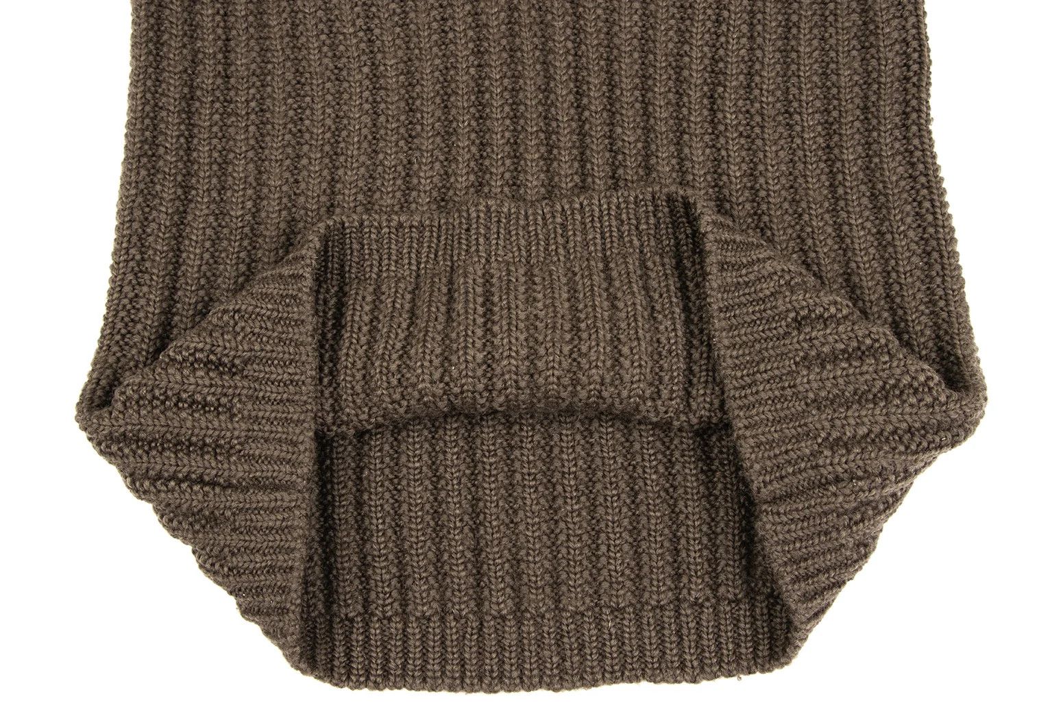 Maison Margiela Wool V-Neck Knit Sweater in Brown, Size S Size US S / EU 44-46 / 1 - 8 Thumbnail