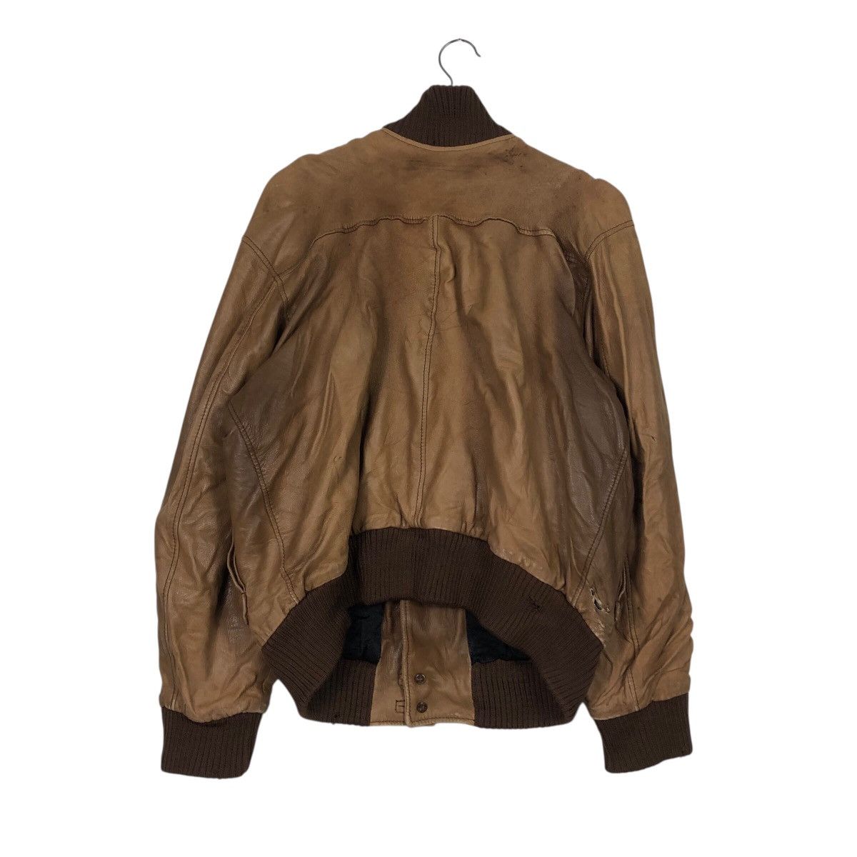 Japanese Brand 📌Vintage Biker Leather Jacket Campanile Blanket Issey Miyake Size US M / EU 48-50 / 2 - 9 Thumbnail