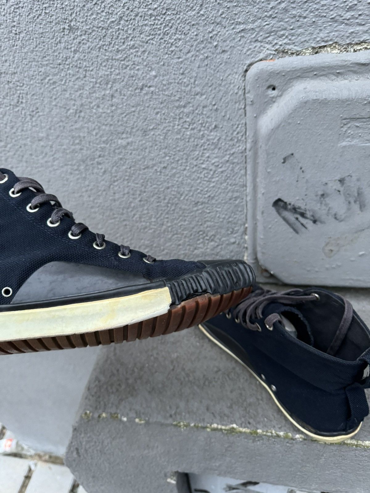 Balenciaga × Vintage Vintage Balenciaga Trainers Canvas Avangard Hihg Top Size US 9.5 / EU 42-43 - 15 Thumbnail