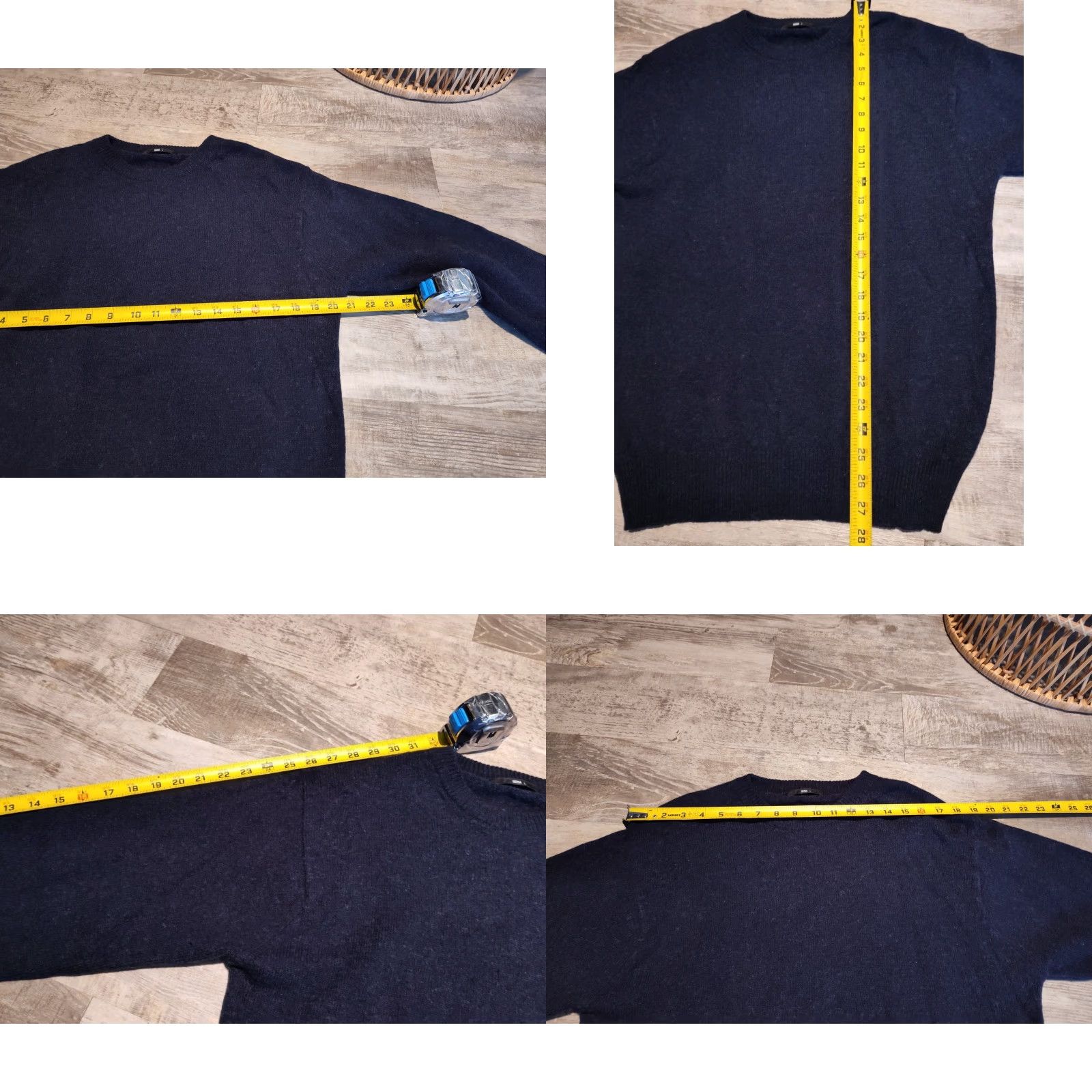 Vintage VINTAGE Woolmark Hema Men's Sweater Pullover Crew Neck Long Sleeve Blue Size Large Knit Casual Winter Fall Spring Size US L / EU 52-54 / 3 - 8 Thumbnail