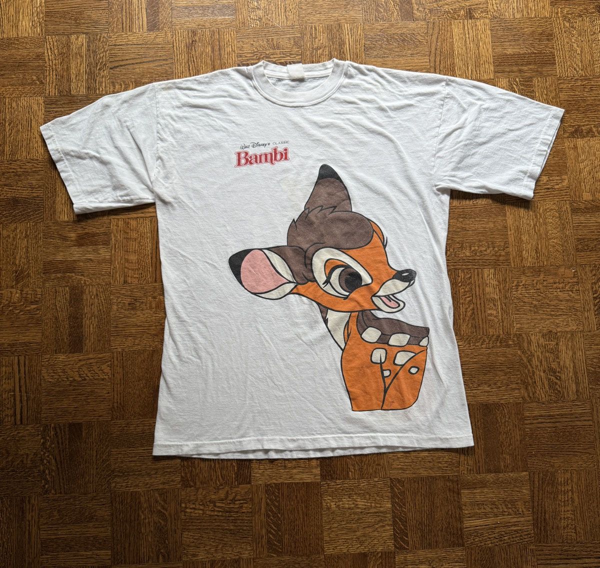Vintage Vintage 90s Bambi Walt Disney Graphic Tee Size US L / EU 52-54 / 3 - 1 Thumbnail