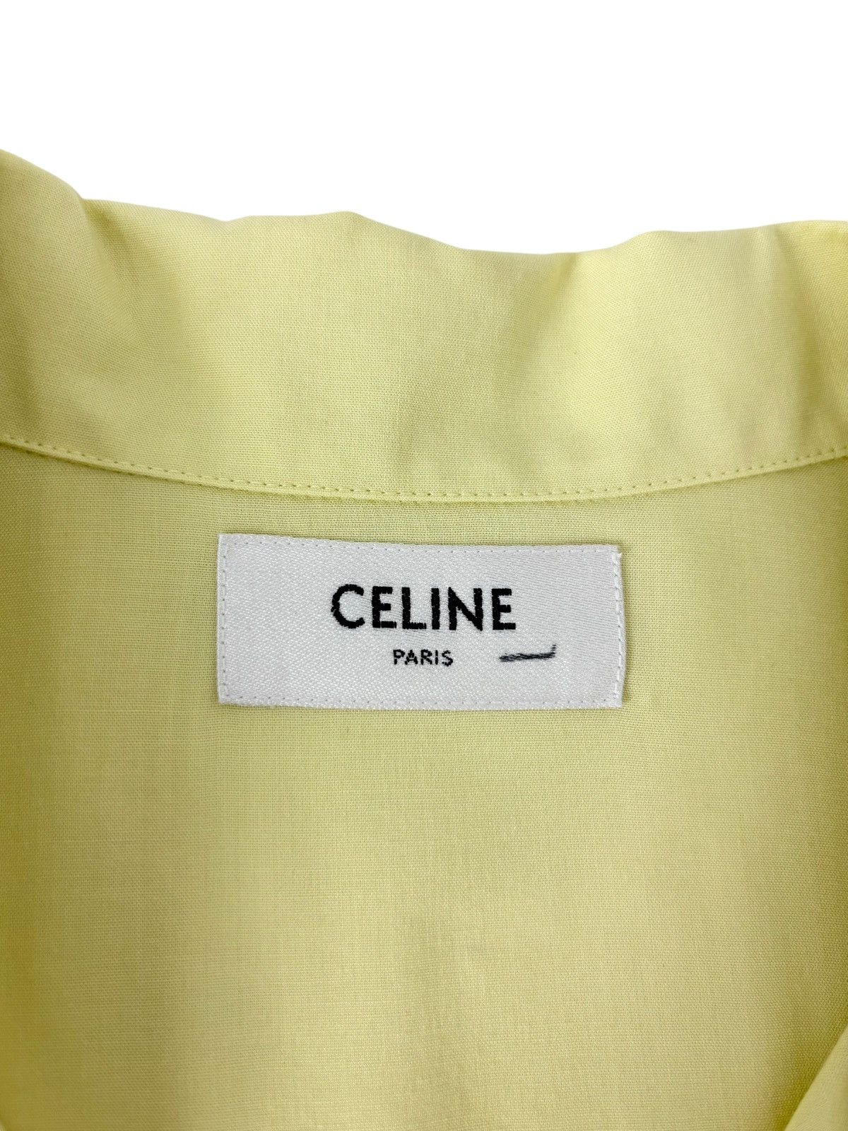 Celine × Hedi Slimane S/S 2023 Loose Bowling Shirt (SS23, Logo, Campaign) Size US L / EU 52-54 / 3 - 6 Thumbnail