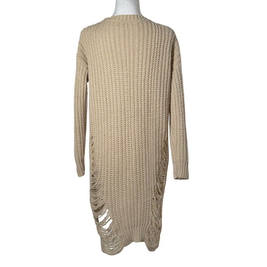 Fashion Nova FASHION NOVA Women's Distressed Sweater Mini Dress Size M/L Size M / US 6-8 / IT 42-44 - 6 Thumbnail